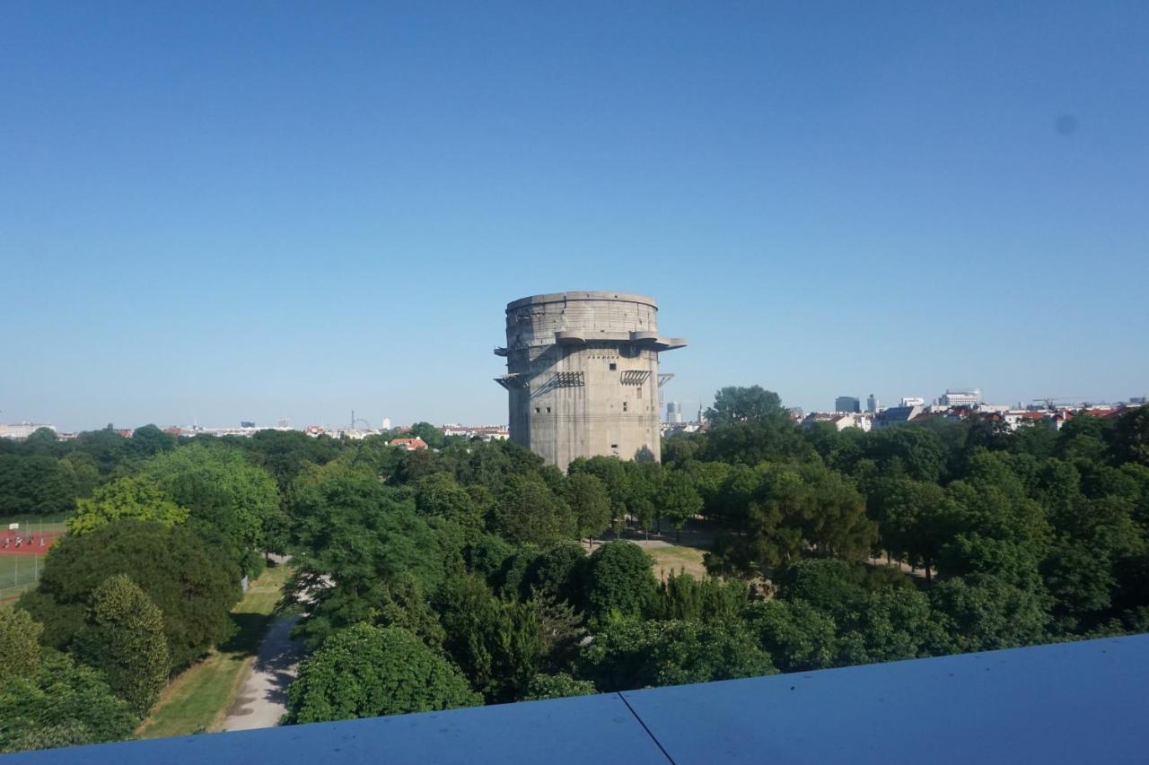 Augartenblick Penthaus 17 - Blick Zum Riesenrad Wina Bagian luar foto