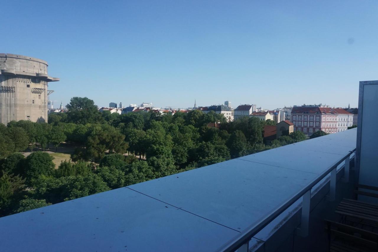 Augartenblick Penthaus 17 - Blick Zum Riesenrad Wina Bagian luar foto